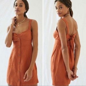 Maeve Anthropologie Twist Front Mini Dress